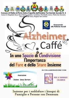 A Melito Porto Salvo nasce l'Alzheimer Caffè per i malati di demenza